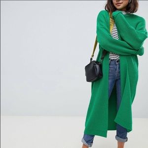 ASOS calf length cardigan NWT